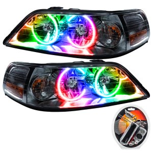 Lincoln TownCar Headlight Assemblies - ORACLE Lighting - SMD Pre-Assembled ColorSHIFT - `05-`11